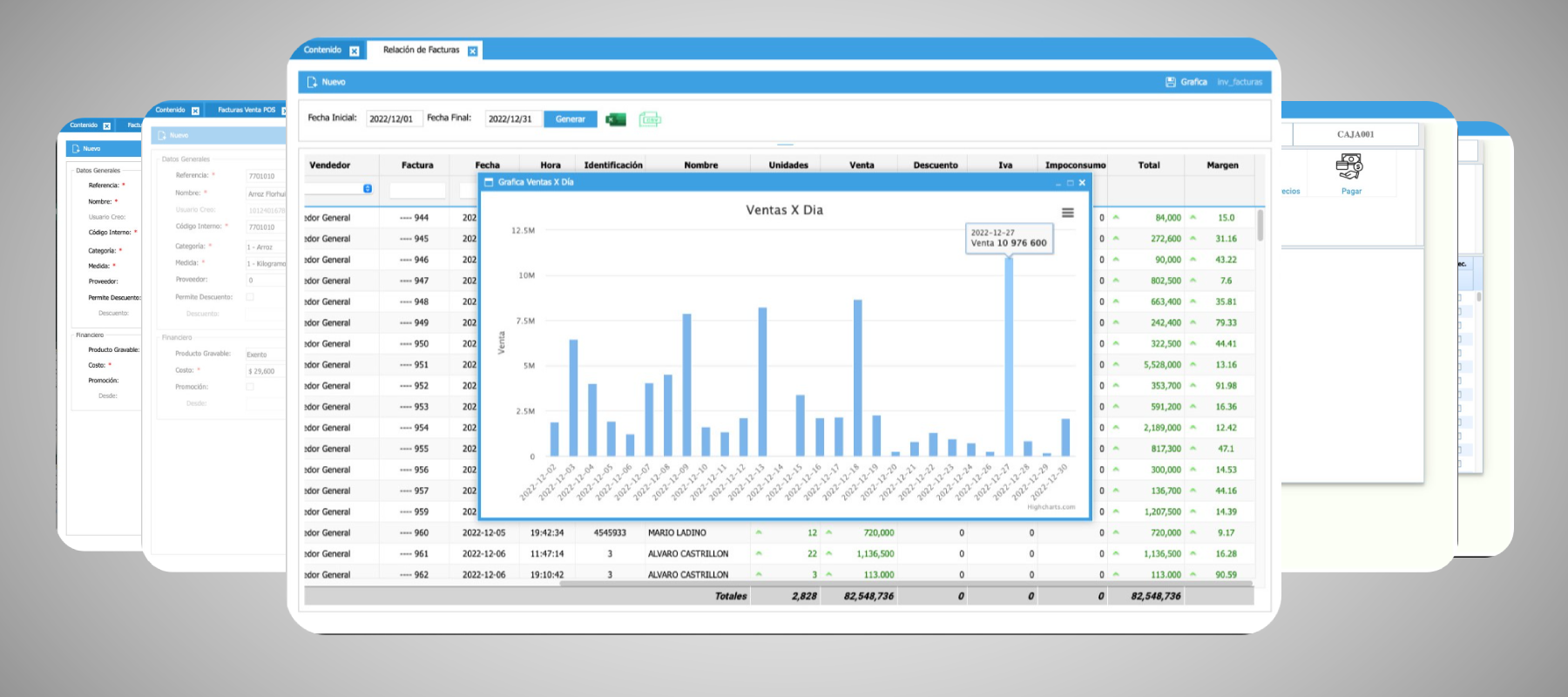 ERPSolution Pantalla Principal